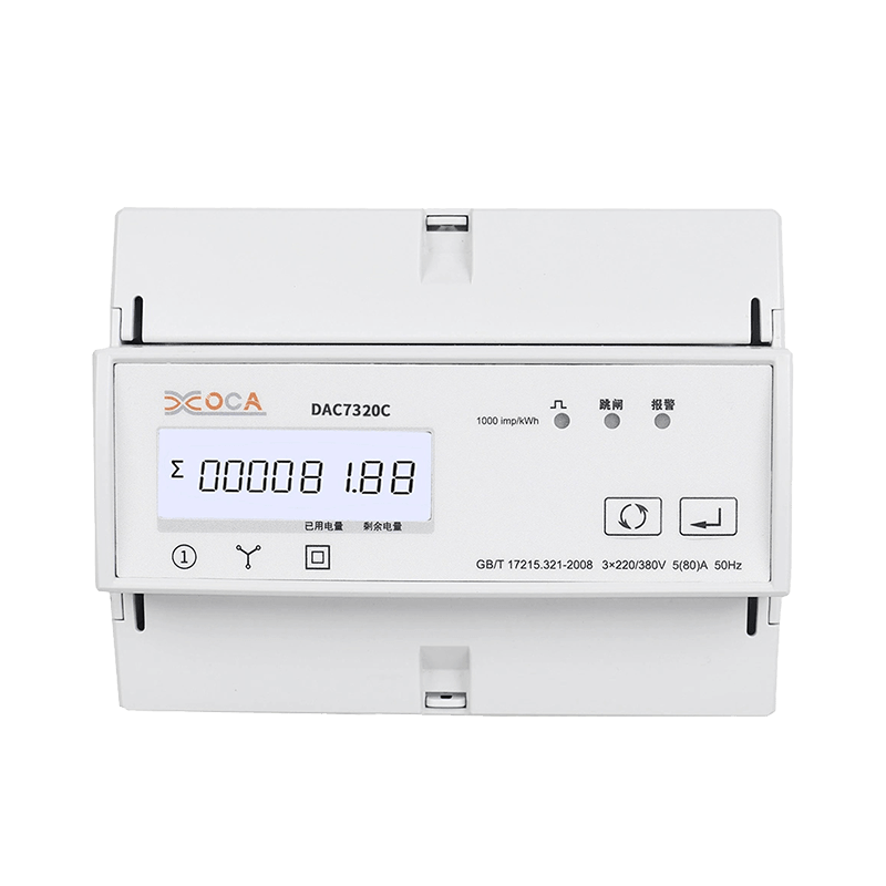 Dac7320c DIN Rail WiFi with Relay Electric Energy Meter