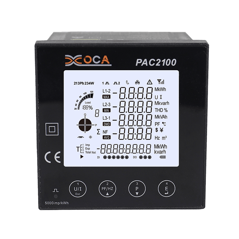 PAC2100 Big LCD Digital Intelligent Energy Meter