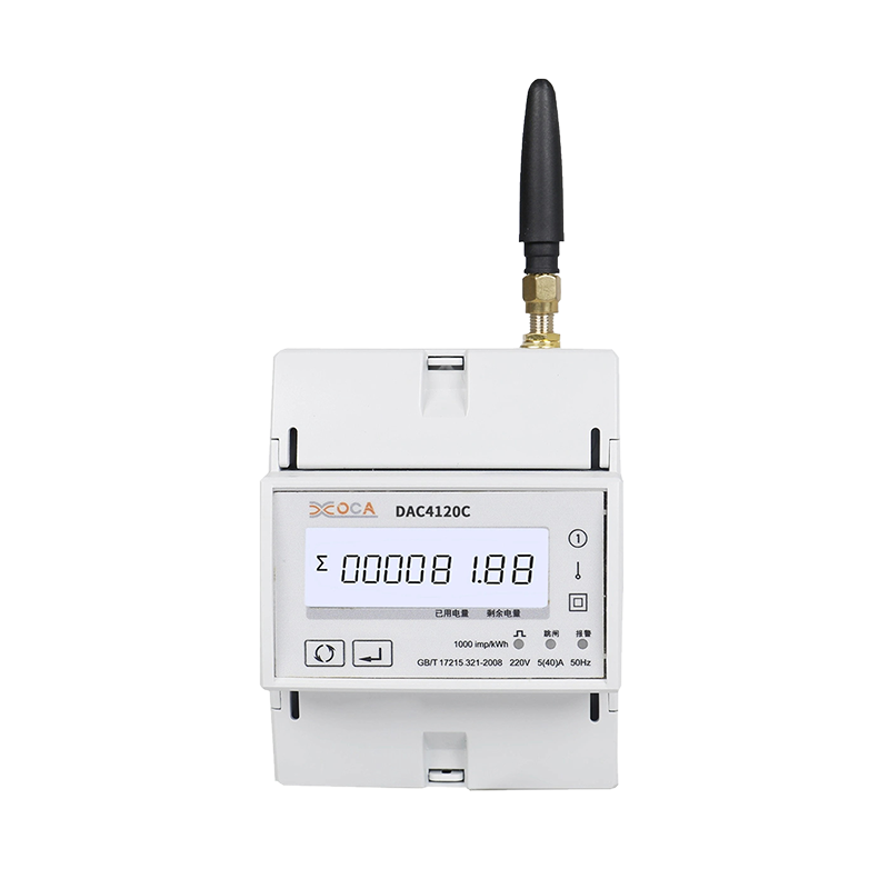 Dac4120c DIN Rail Single Phase AC WiFi with Relay Power Meter