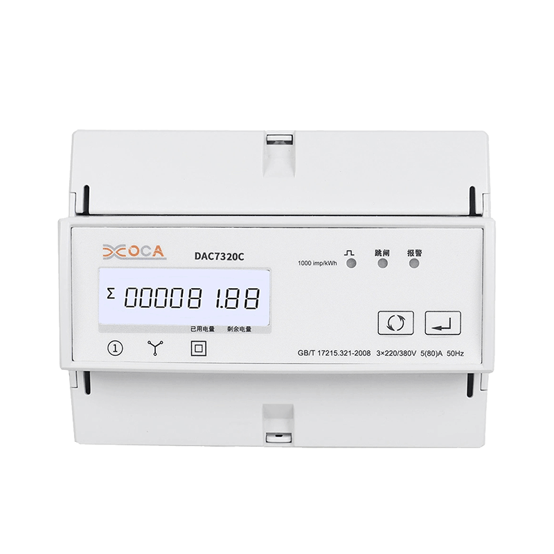 Dac7320c DIN Rail WiFi with Relay Electric Energy Meter