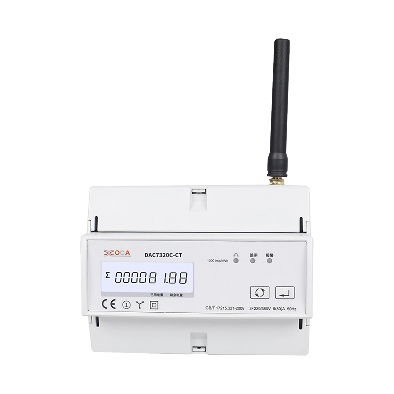 Dac7321c-CT DIN Rail AC WiFi with Transformer Tuya Electronic Energy Meter