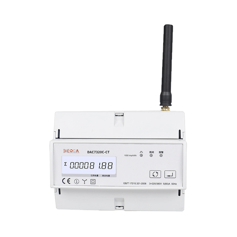 Dac7320c-CT DIN Rail Wireless with CT Power Meter