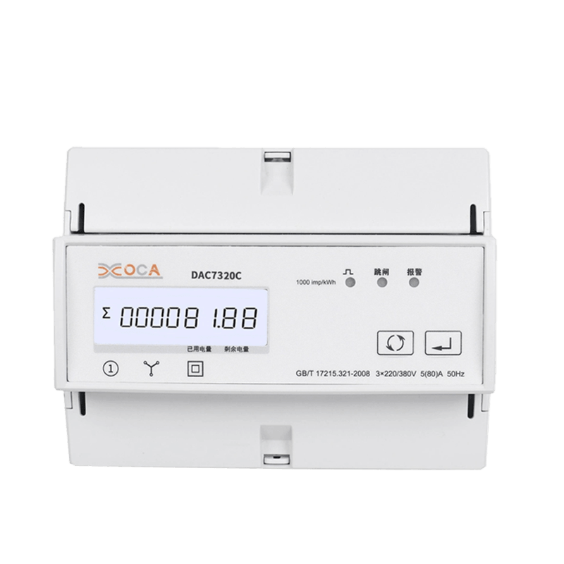 Dac7320C DIN Rail WiFi with Relay Electric Power Meter