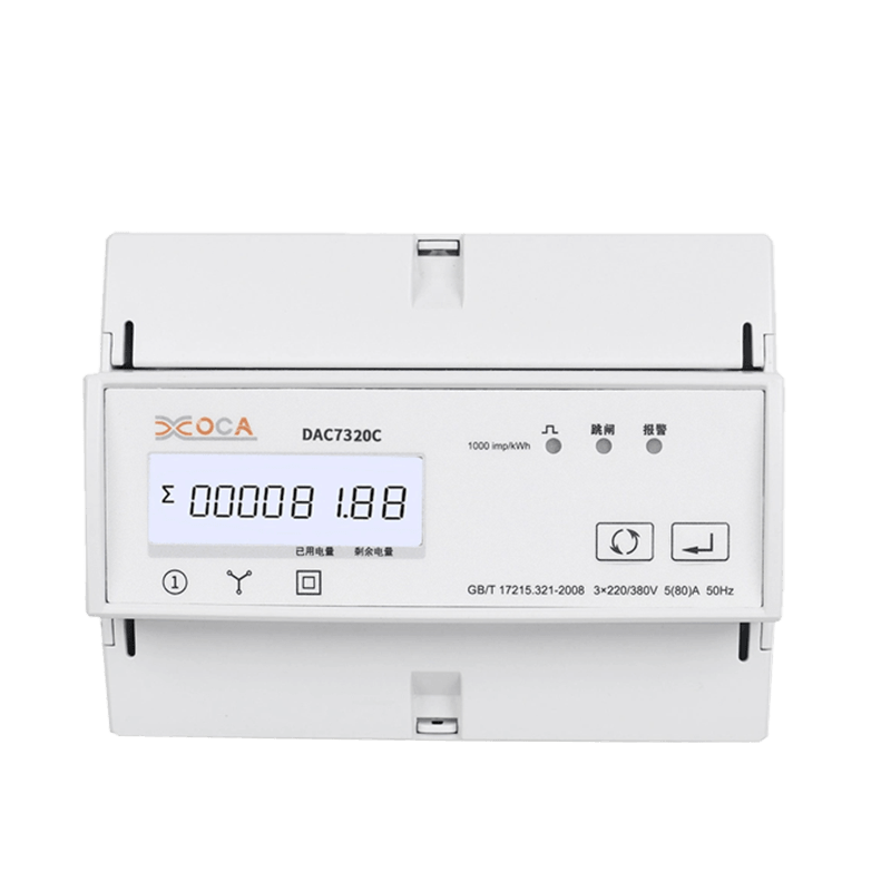 Dac7320C DIN Rail WiFi with Relay Electric Power Meter