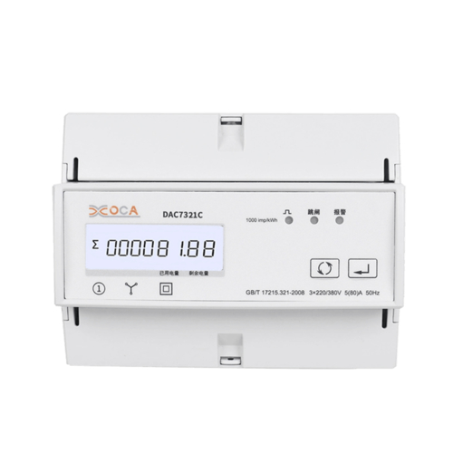 Dac7321C DIN Rail WiFi Three Phase Remote Control Power Meter
