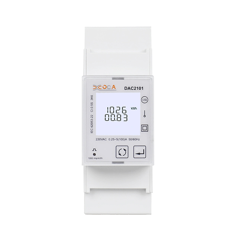 DAC2101C MID Certification High Precision Single Phase Multi-function Modbus Communication 2T House/industrial use DIN rail Electric Meter