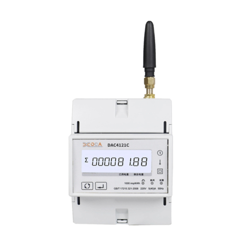 Dac4121c DIN Rail Tuya Single Phase Wireless Digital Smart Energy Meter
