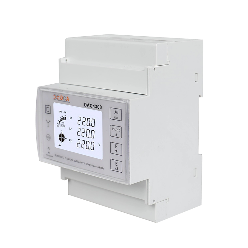 Dac4301 Three Phase Intelligent Modbus Multi-Function Prepaid Energy Meter Watt Hour