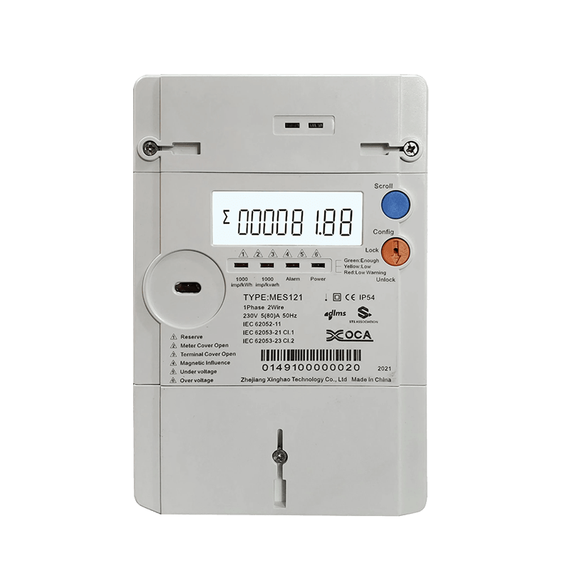 Mes121 Prepaid Sts Single Phase Enery Meter Multimeter