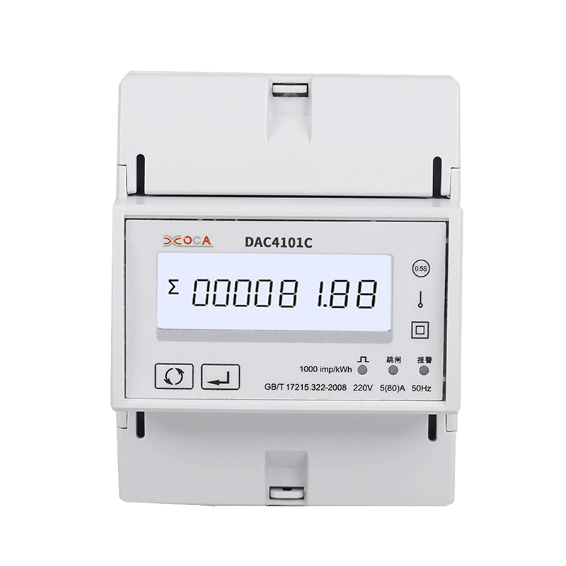 Dac4101c DIN Rail Single Phase Lora Electric Prepaid Remote Energy Meter