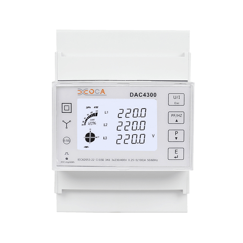 DAC4350CT Single Phase 4P Multi-function with Relay 4G Communication DIN rail Electric 