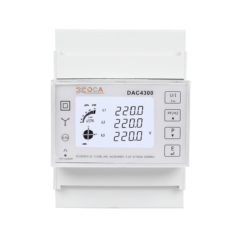 DAC4350CT Single Phase 4P Multi-function with Relay 4G Communication DIN rail Electric 