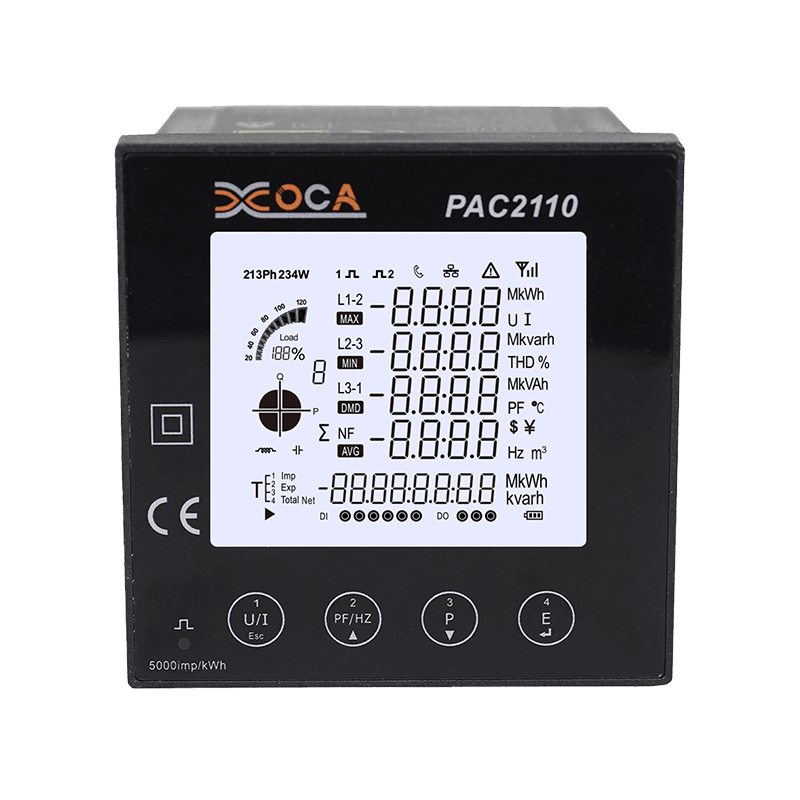 PAC2110 Multi-Function Smart LCD Panel Digital Power Meter