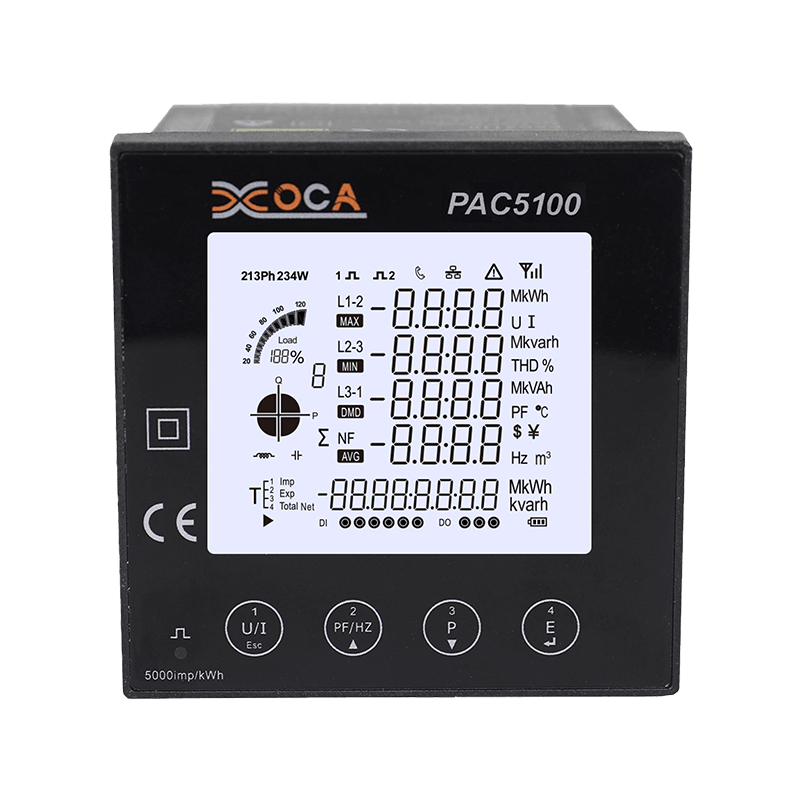 PAC5100 Single Phase Smart WiFi Multi-Function Intelligent Panel Meter