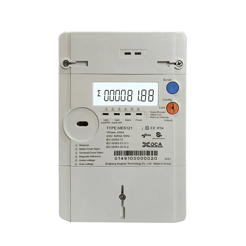 Single Phase Sts Dlms Remote Control Enery Meter Multimeter