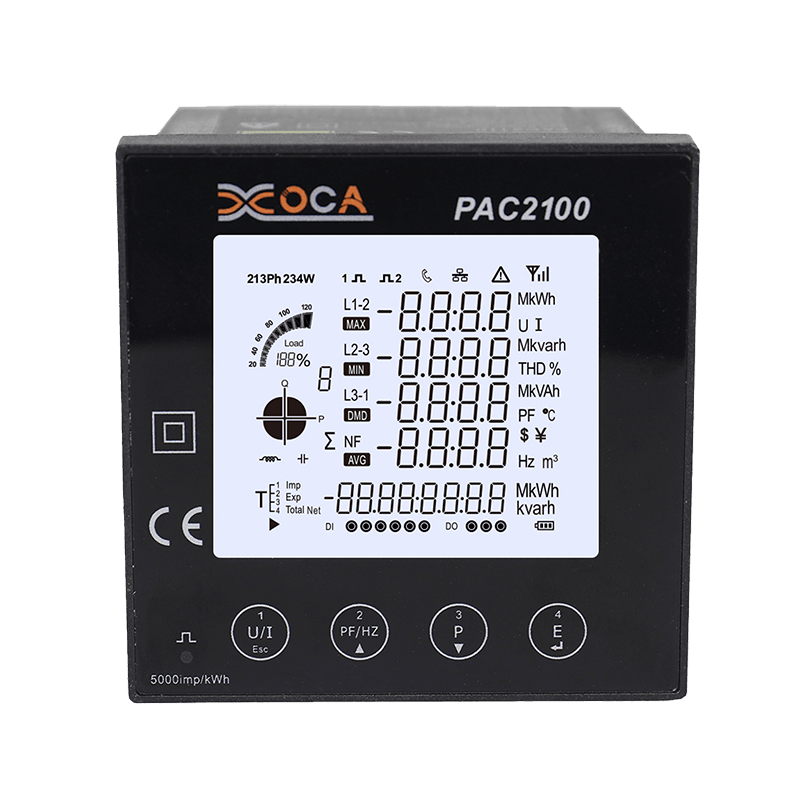 PAC2100 Big LCD Digital Intelligent Energy Meter