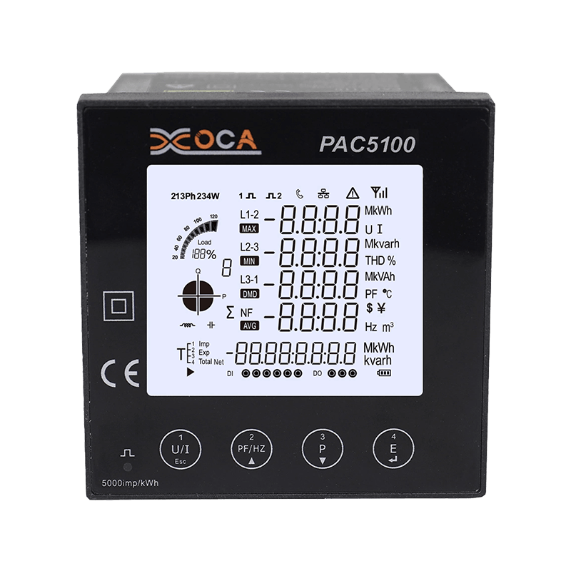 PAC5100 Wireless LCD Digital Panel Electric Power Meter
