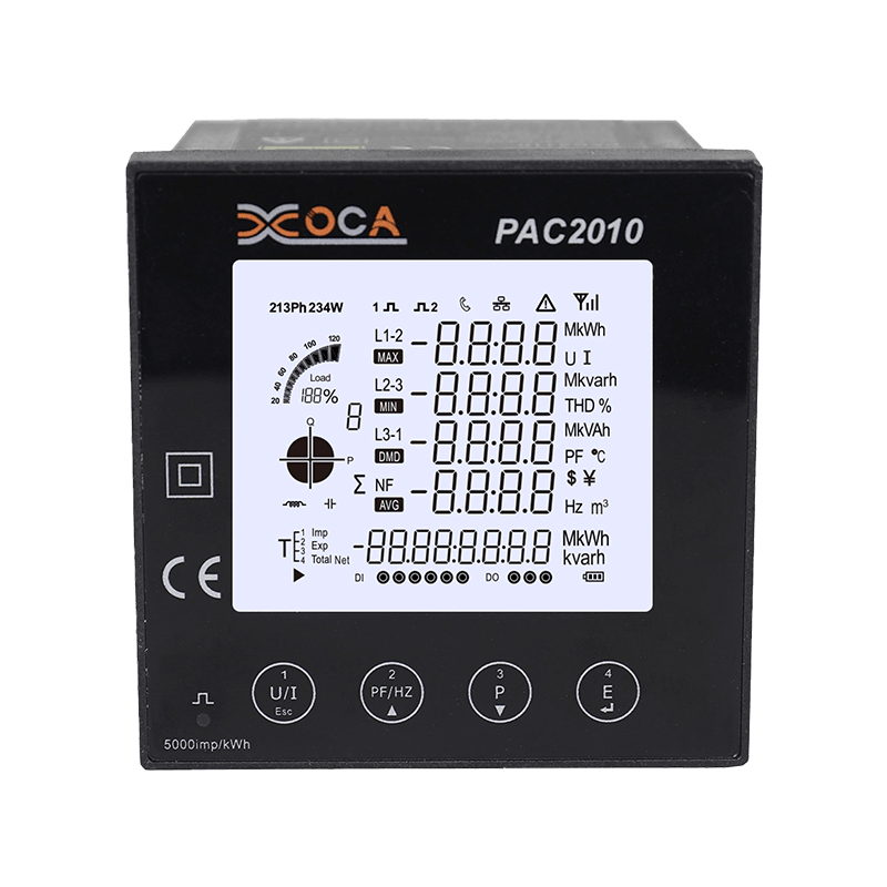 PAC5010 Smart Modbus LCD Panel Power Meter Multimeter