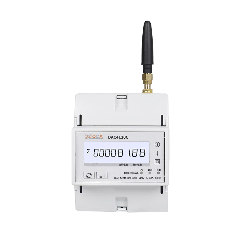 DAC4121C Prepaid Relay Single Phase Multi-function WIFI Communication DIN rail Electric Meter